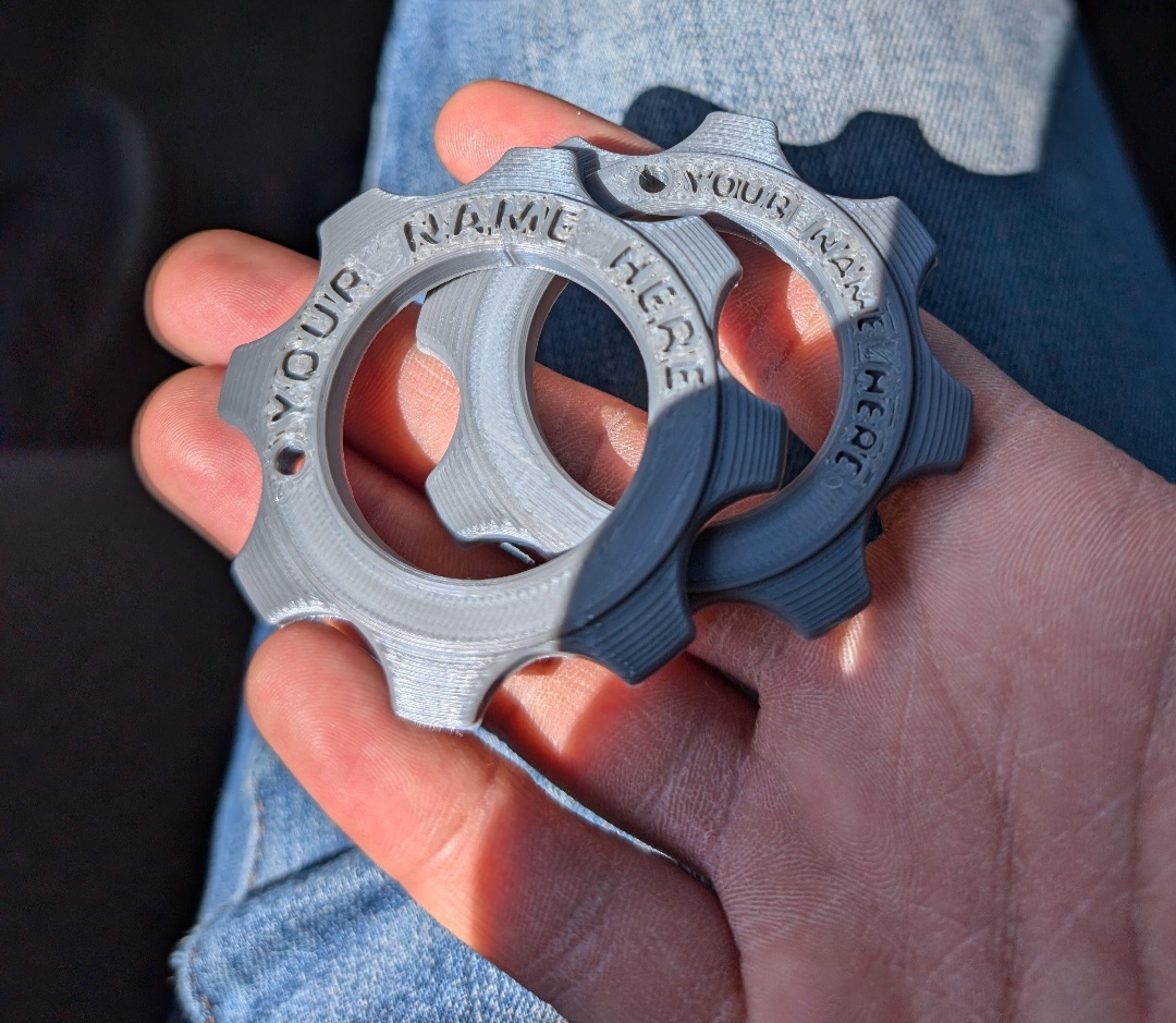 GOW Custom COG Tags | PLA 3D Print