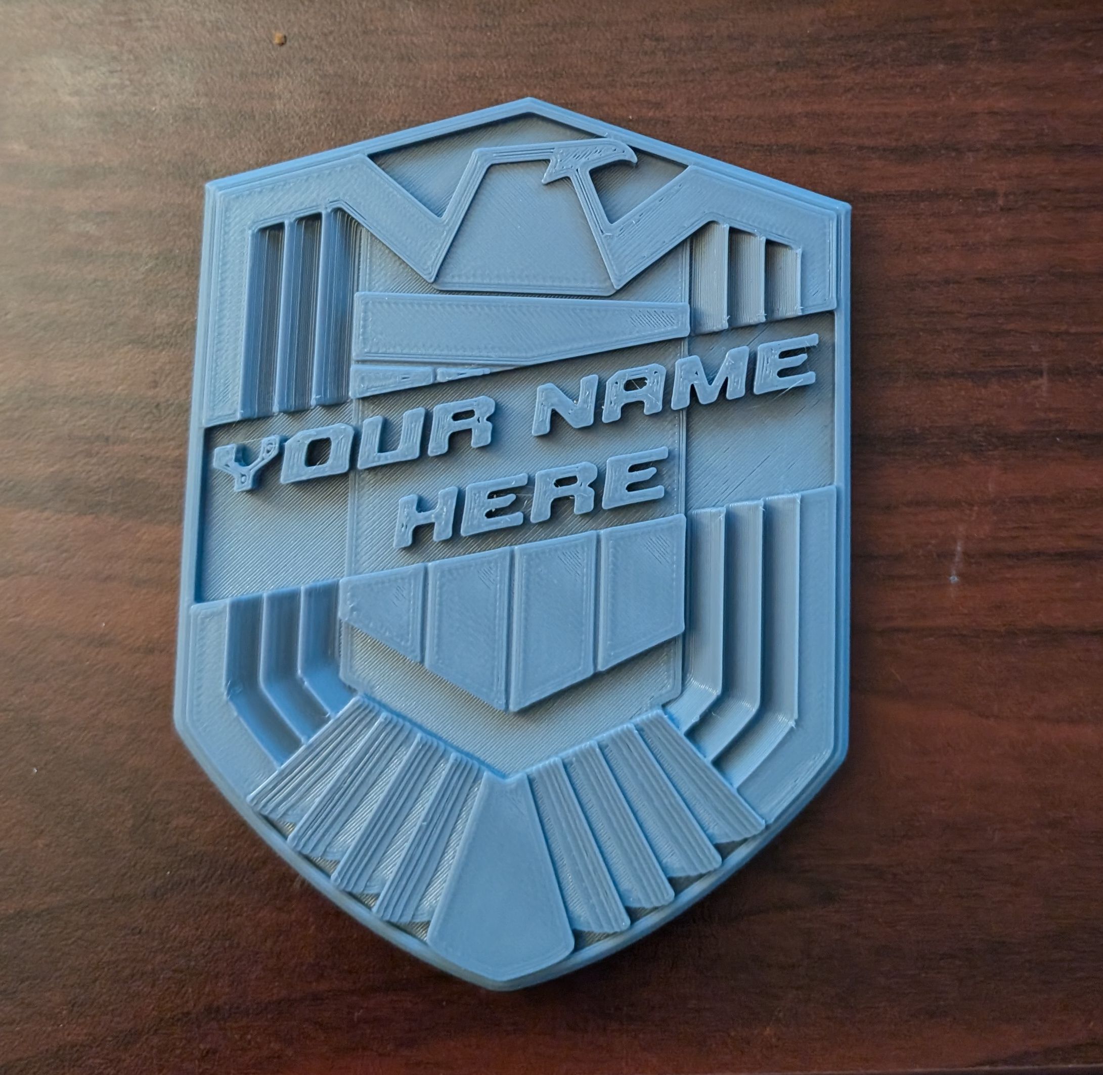 Custom Judge Badge | PLA or Resin 3D Print